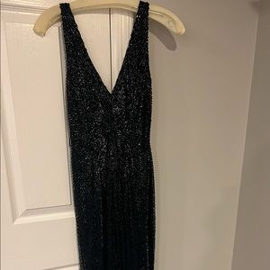 Beautiful midnight blue evening gown